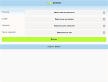 Tablet Screenshot of doomos.com.ec